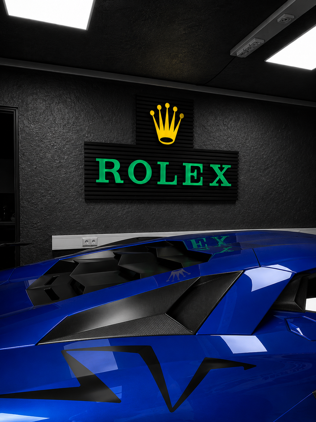 Rolex style decorative LED SIGN