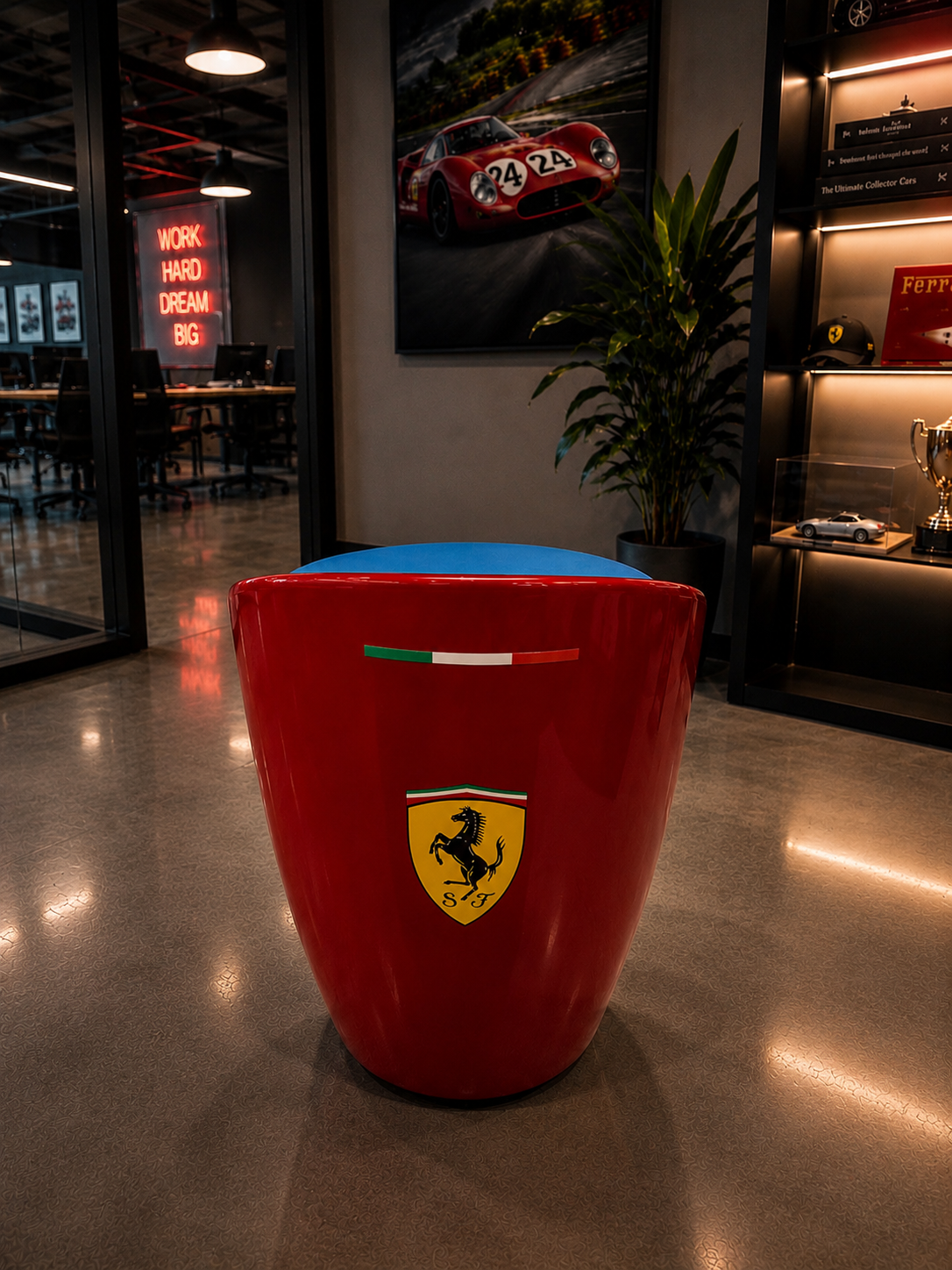 Ferrari table and stools