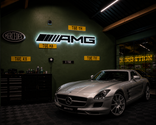 AMG illuminated sign