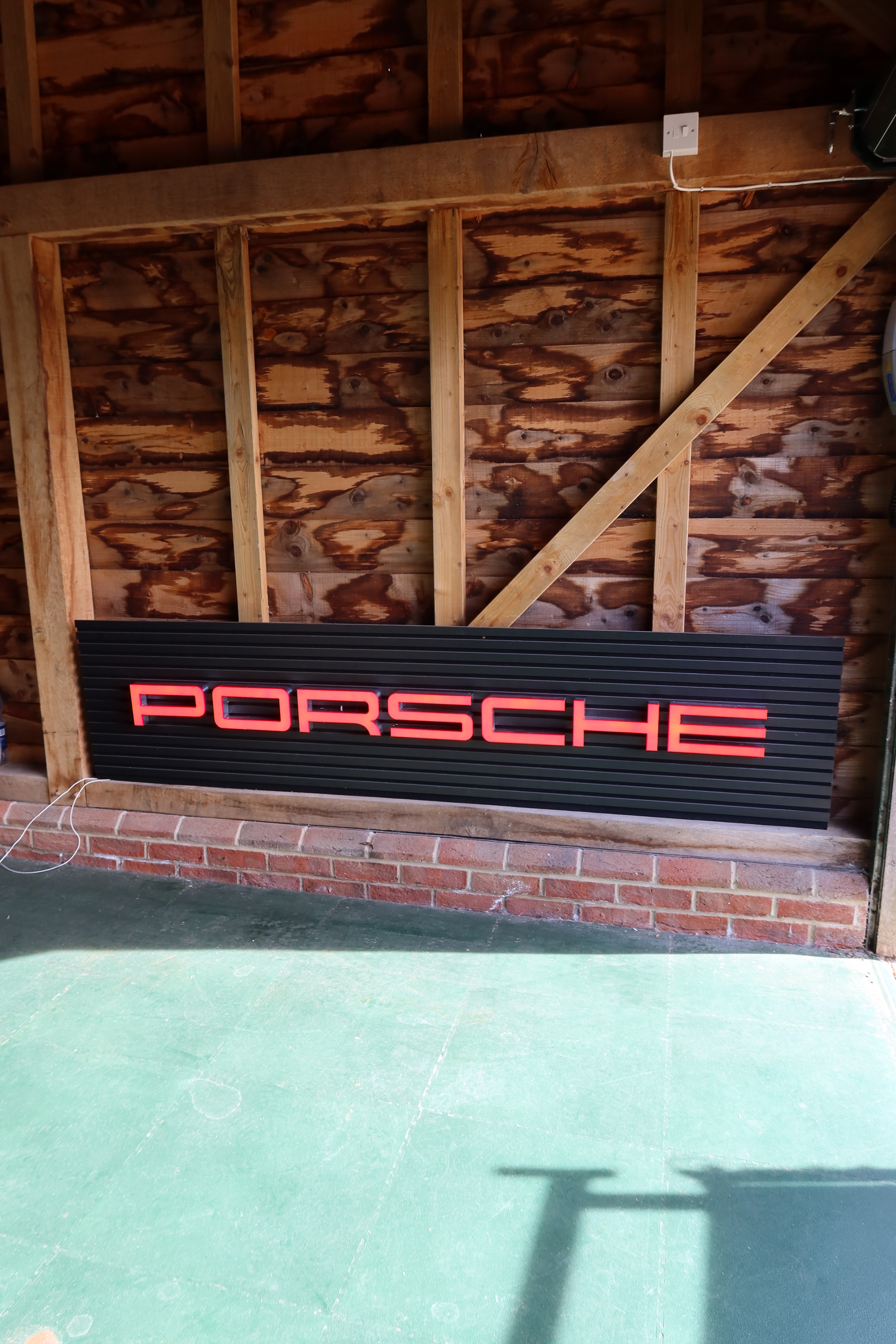 Porsche Style garage/workshop sign