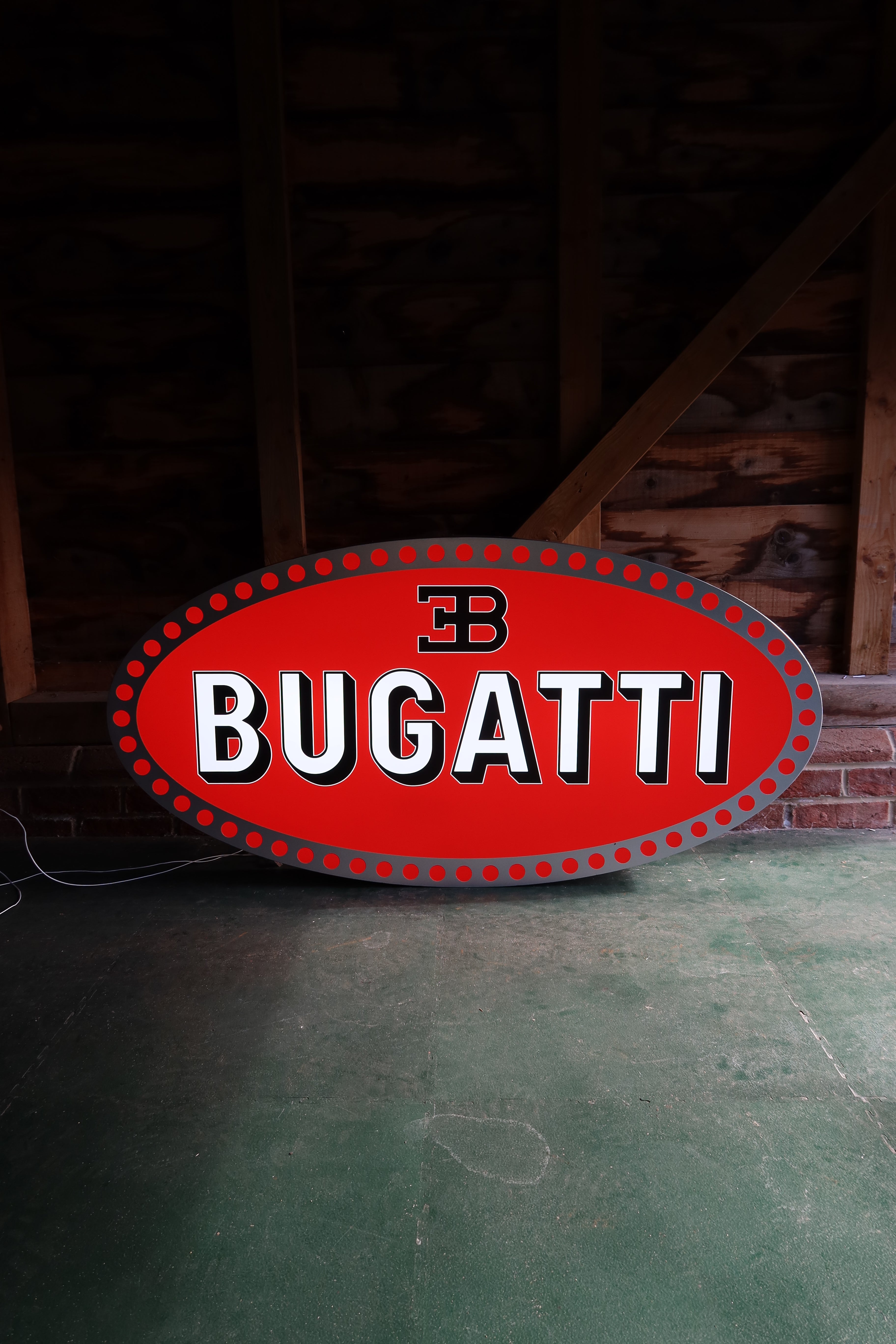 Bugatti Style workshop/dealer sign