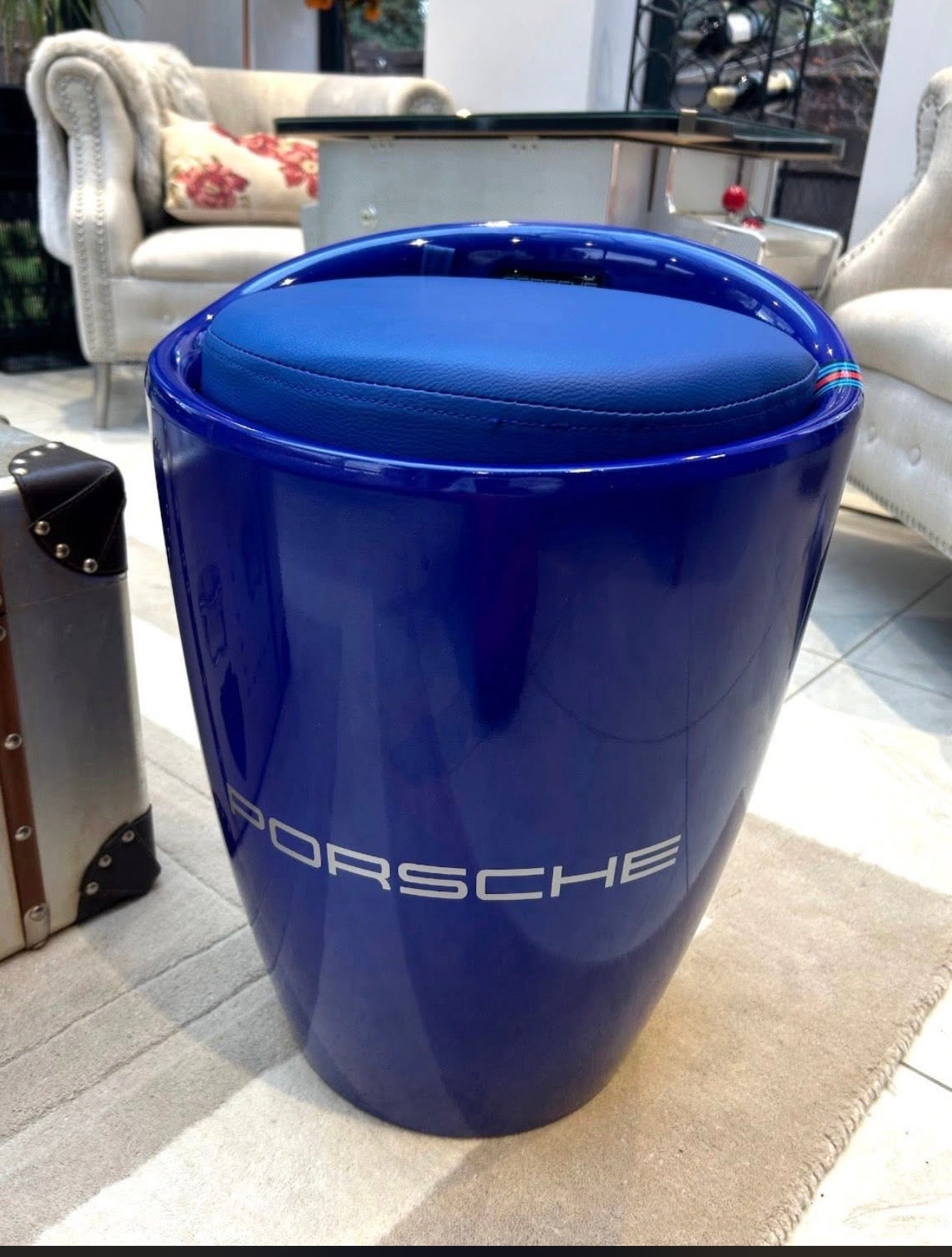 Porsche dealership stools
