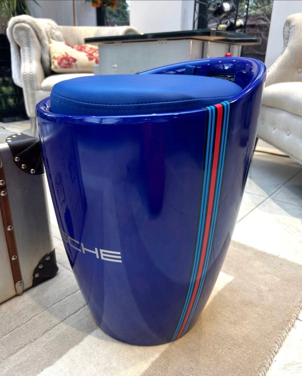 Porsche dealership stools