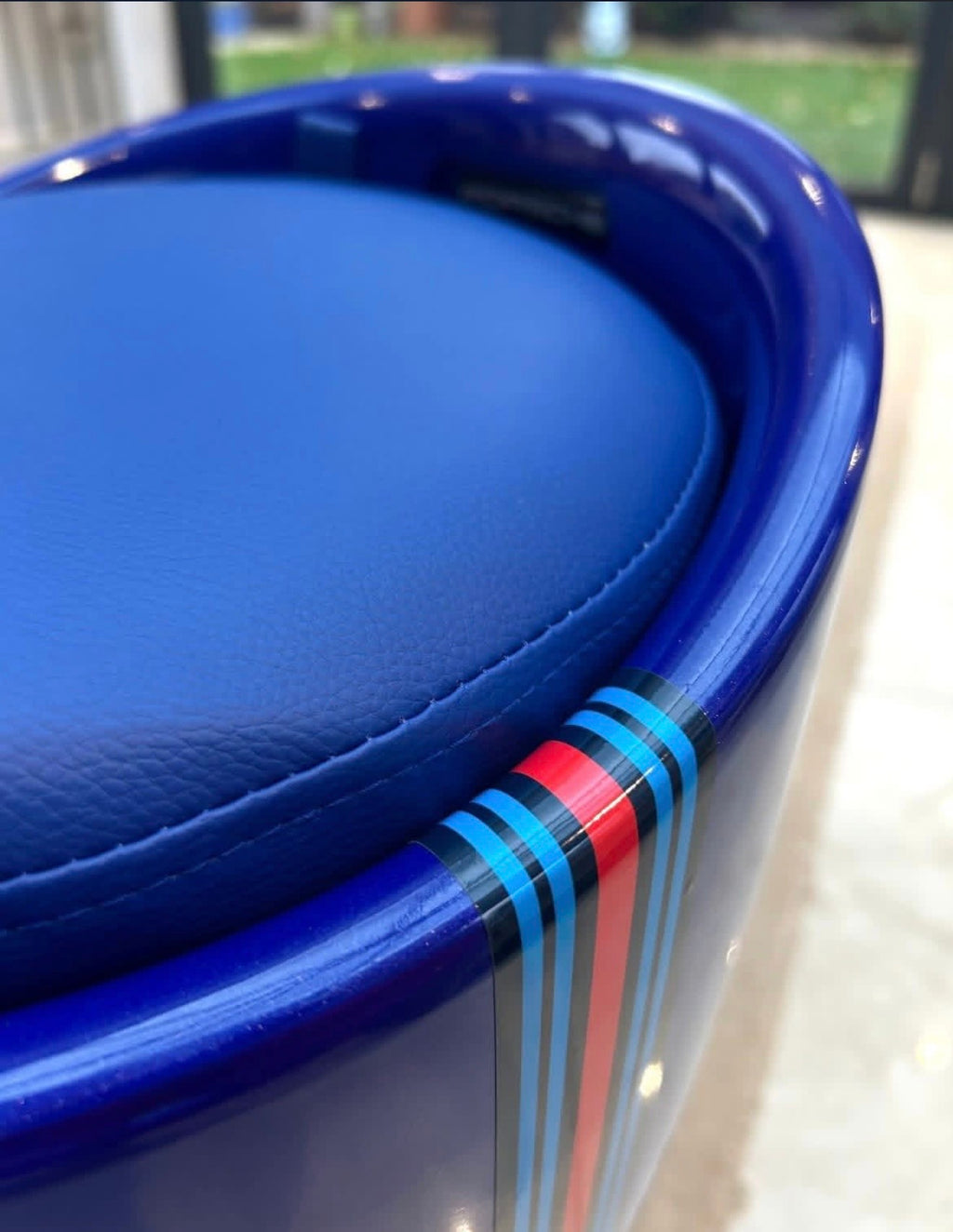Porsche dealership stools