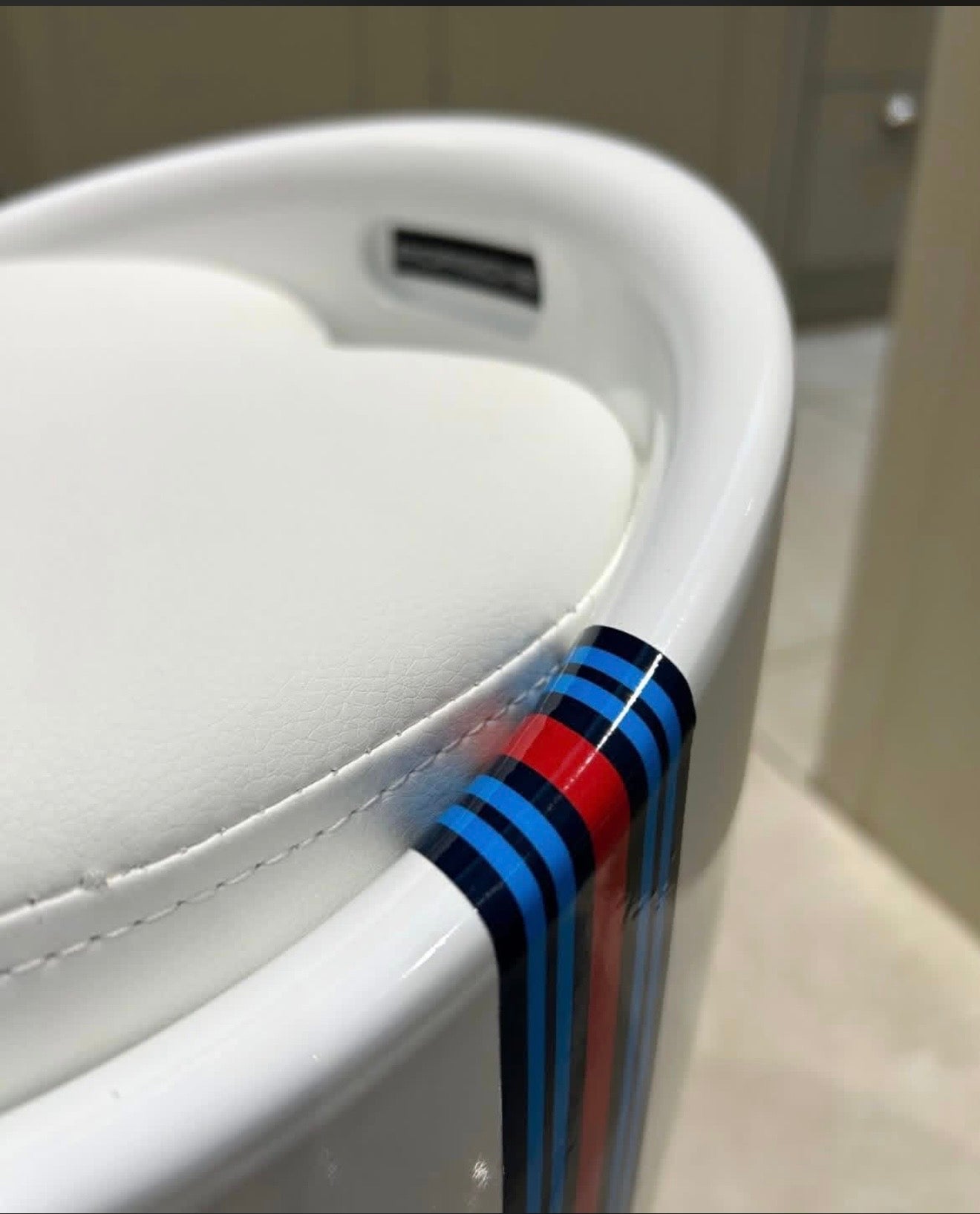 Porsche dealership stools