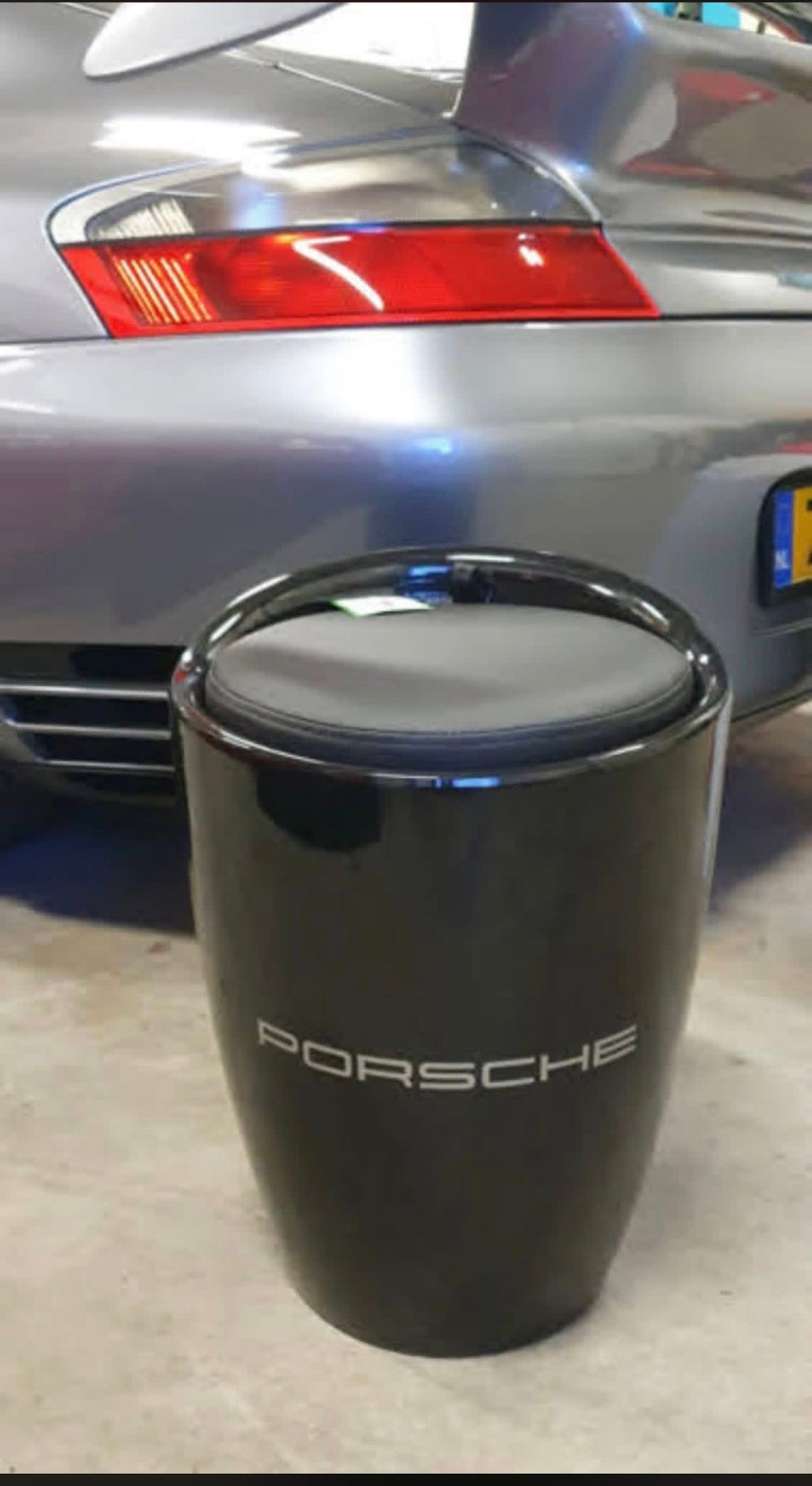 Porsche dealership stools